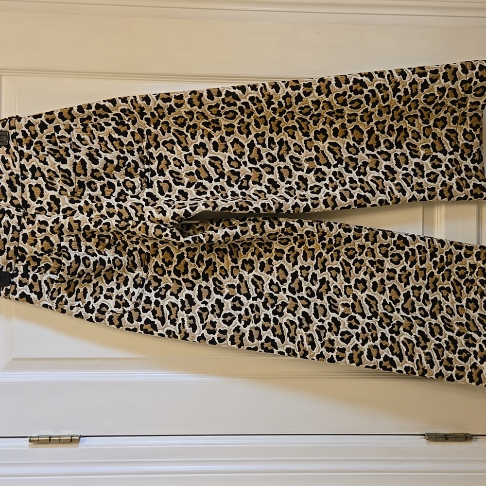 Maeve Black and Gold Patterned Boot Cut Pants - Picture 6 of 11